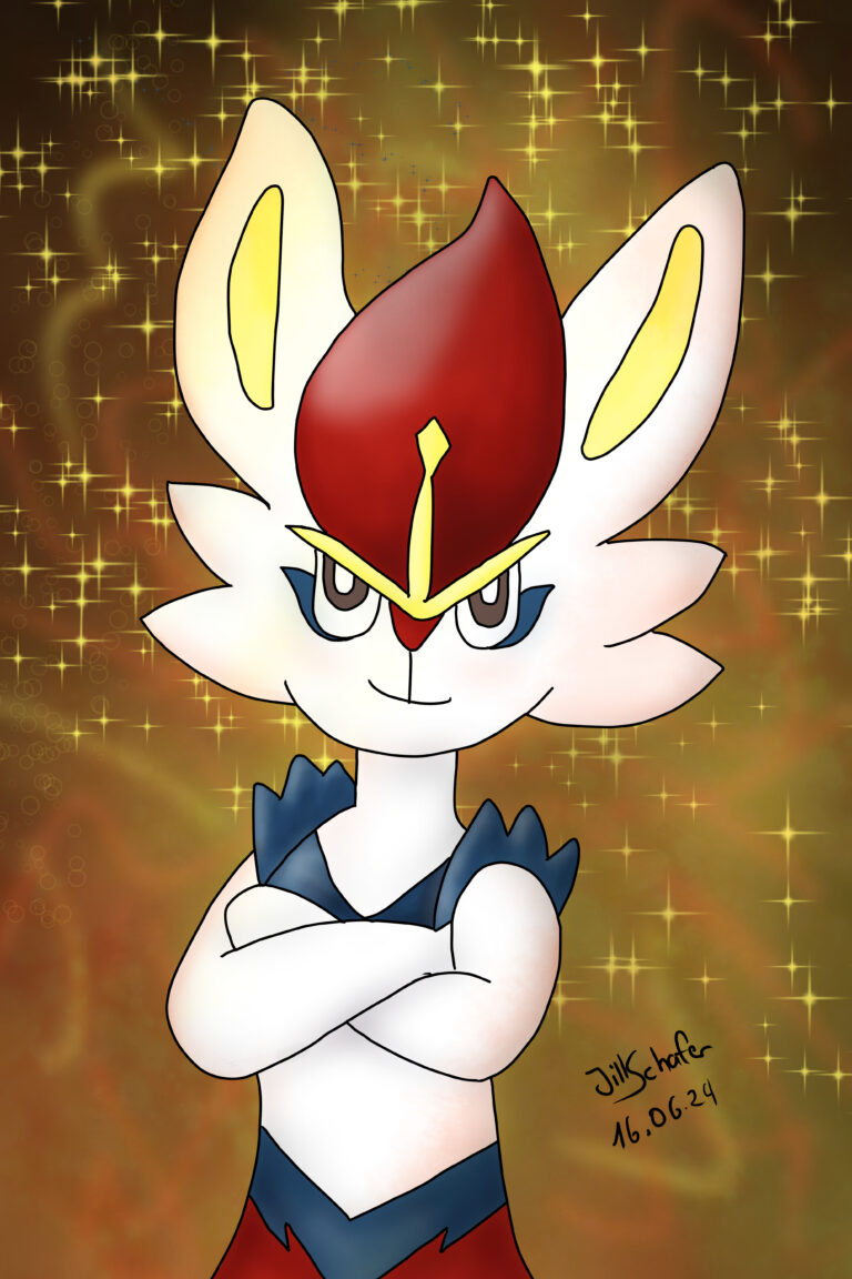 Cinderace-fullsize pokemon drawing