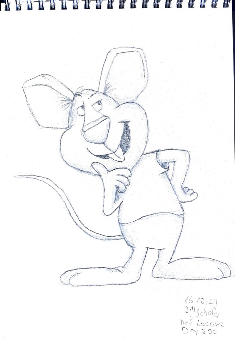 eine Comic Maus