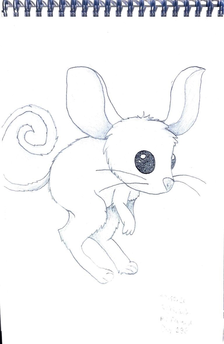 eine Springmaus