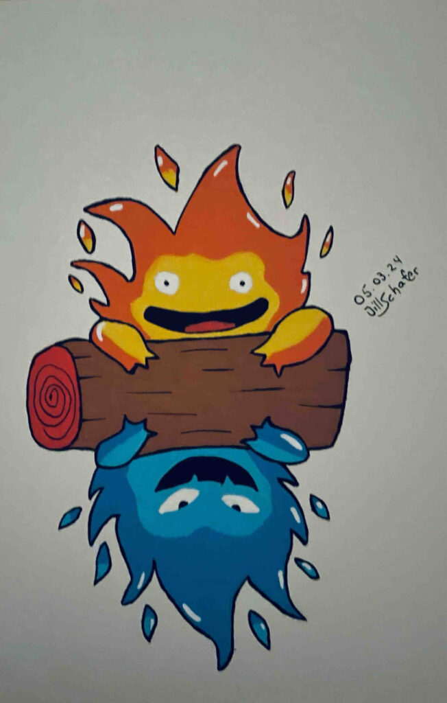 Calcifer | with Poscas (Beginner)