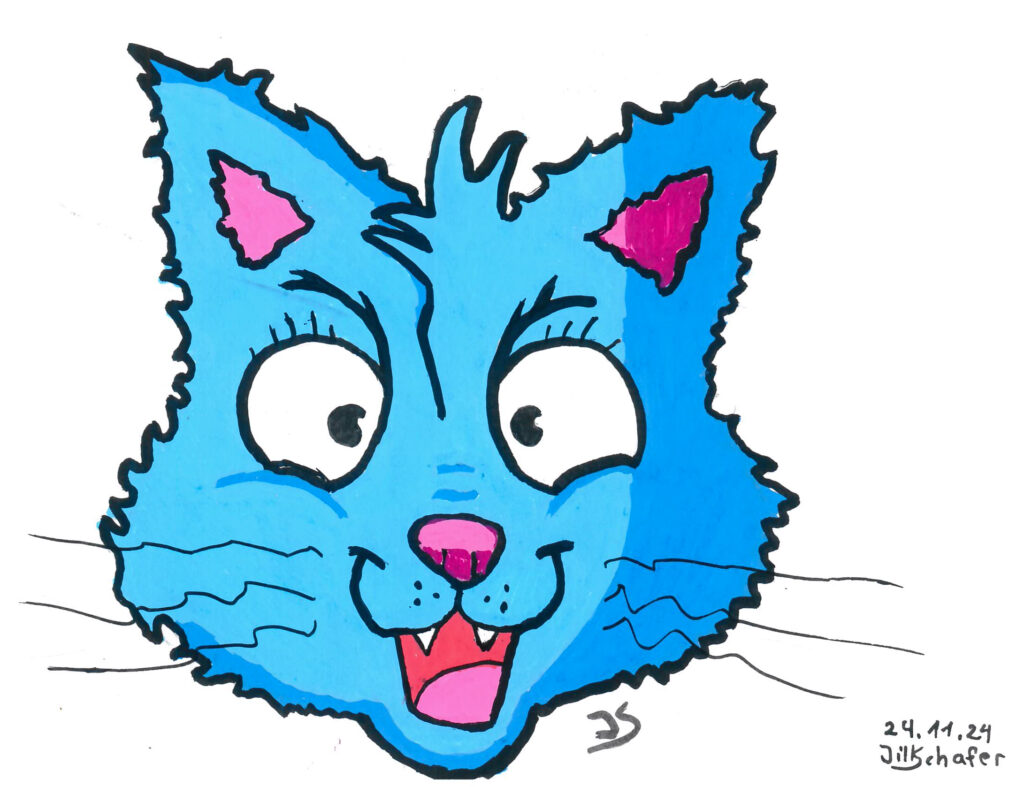 Cat Head with Poscas