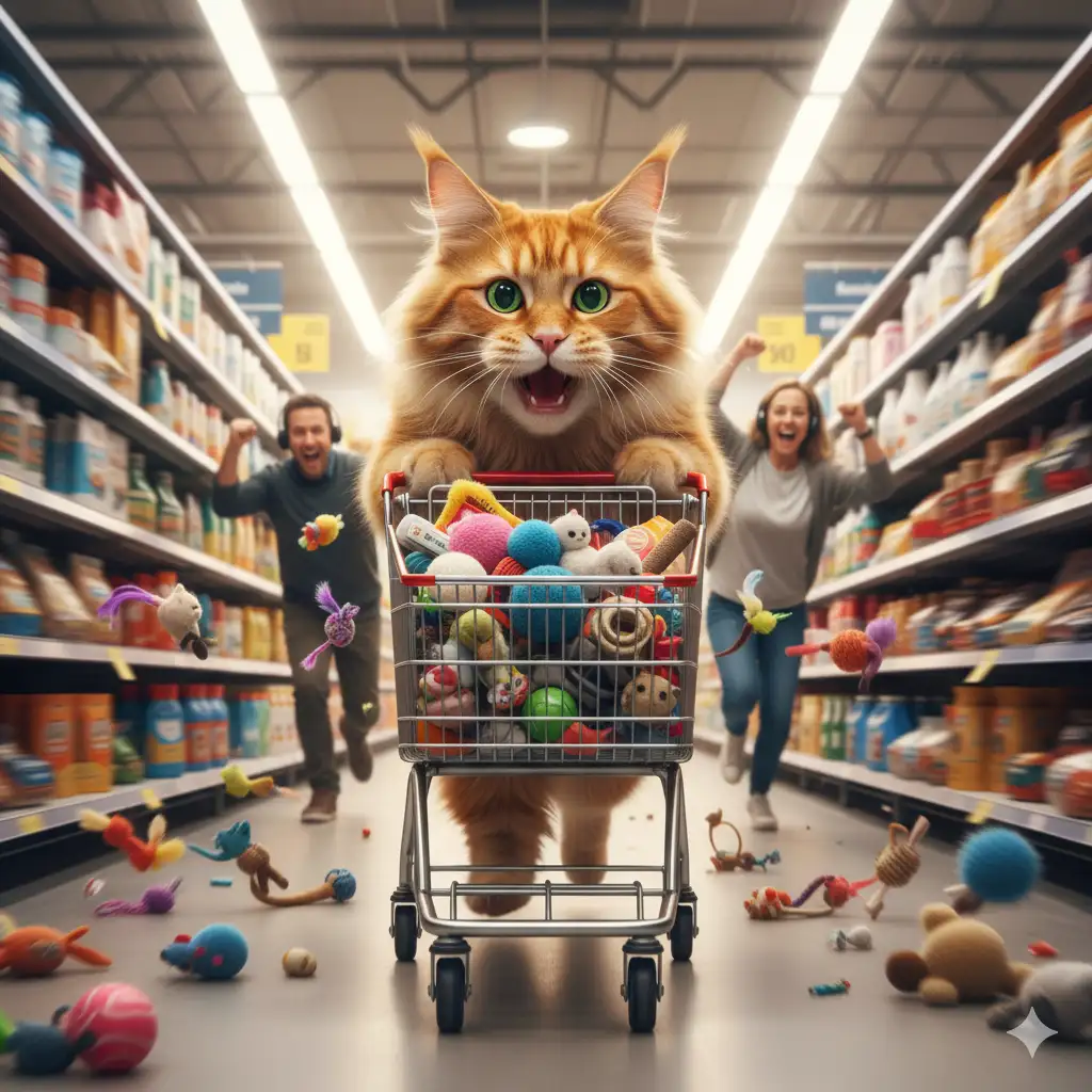 Main Coon Cat at super toy club